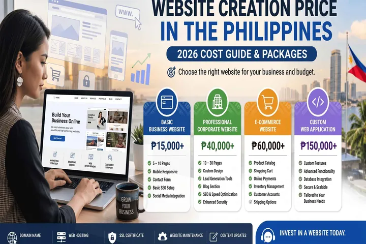 Website pricing and cost breakdown guide