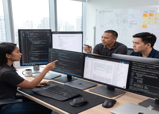 Web design and development preview